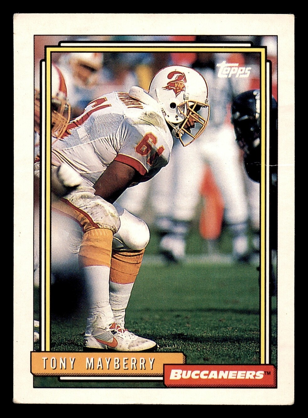 1992 Topps - Gold #357 Tony Mayberry Football Card